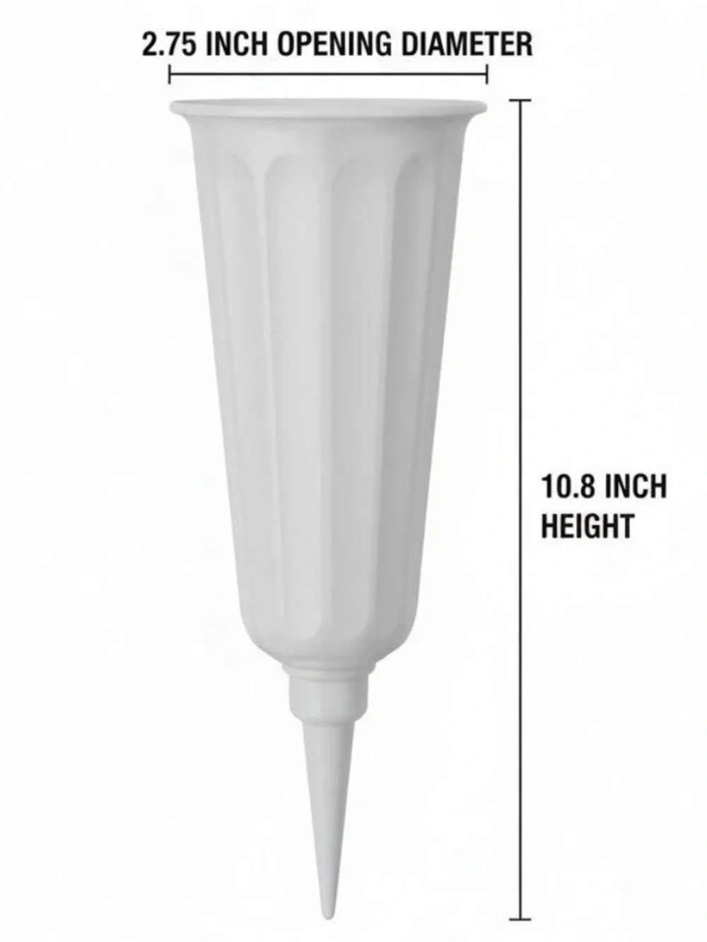 Sympathy Flower Vase Funeral Celebration Of Life Stakes Pack2 NEW Final Sale